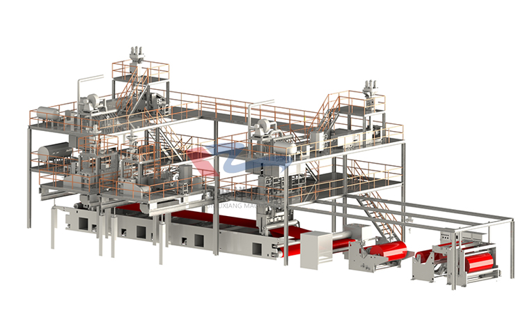 SMMS纺熔非织造布生产线